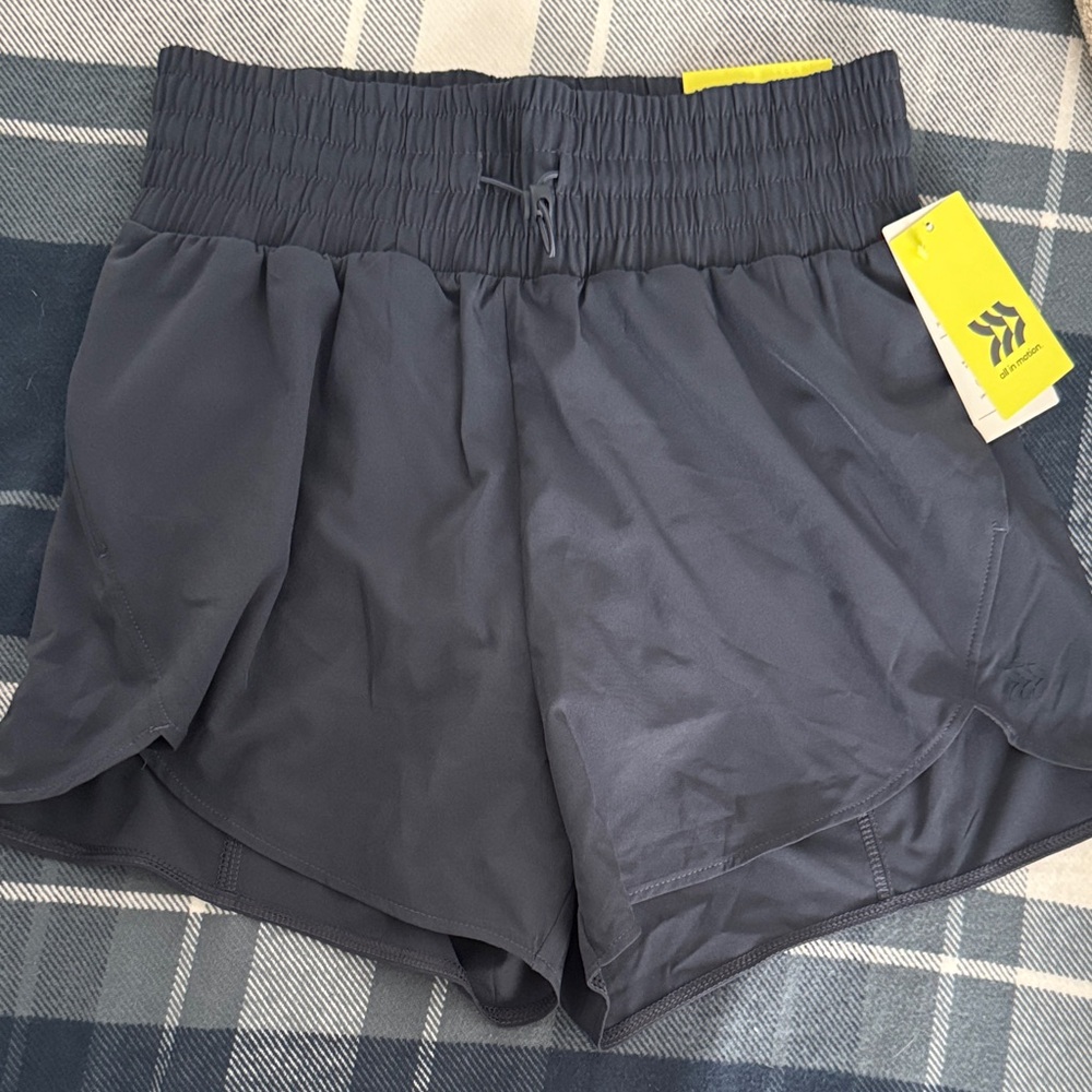 All in Motion Dark Blue Athletic Shorts